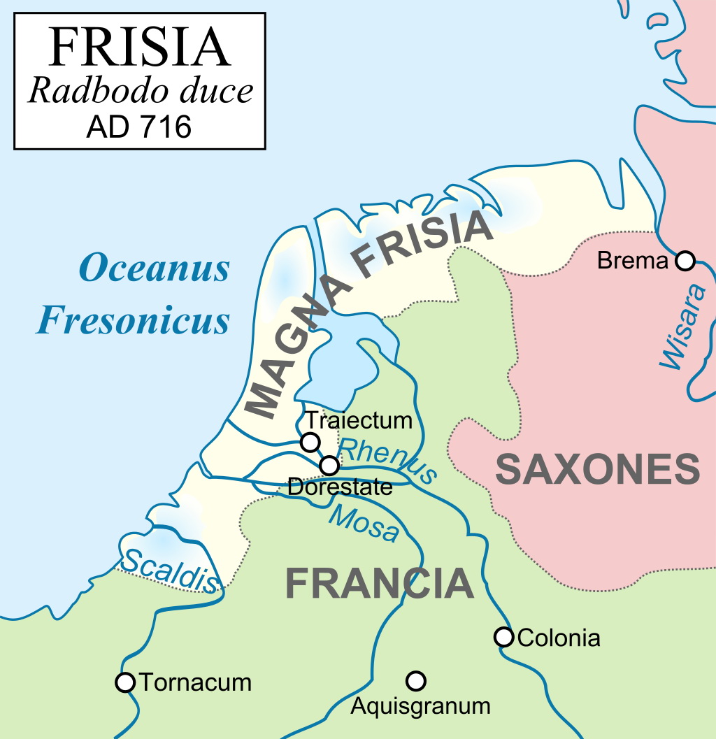 Magna Frisia of Friesland onder koning Radboud.